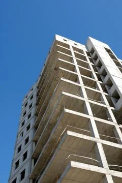 Construction of office building Stock Photos