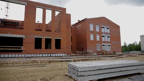 Construction of office real estate Stock Footage 101627476