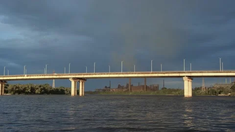 Construction opener on video wall background. Construction infographics Stock Footage 221275114