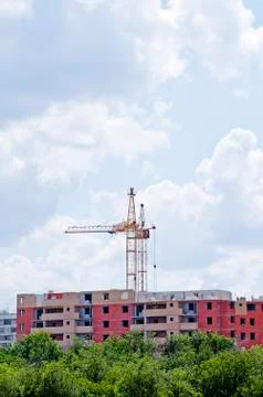 Construction on the outskirts Stock Photos