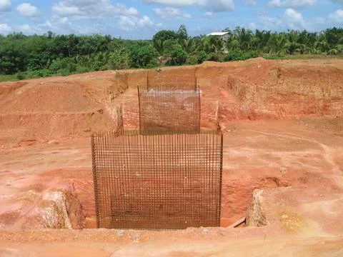 Construction of a over pass Stock Photos