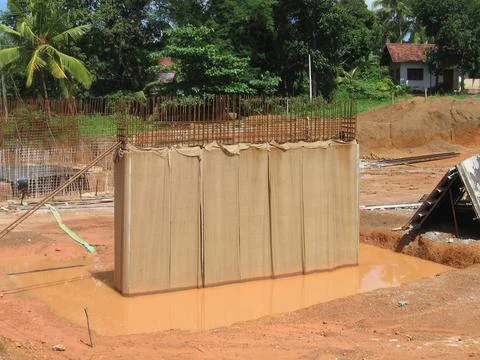 Construction of a over pass Stock Photos