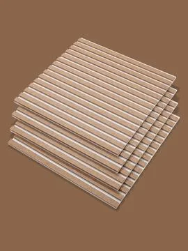 Construction panels for wall cladding in the apartment Stock Photos