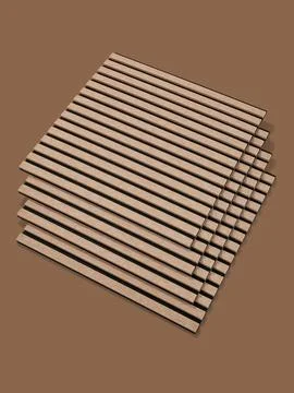 Construction panels for wall cladding in the apartment Stock Photos
