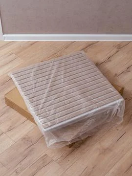 Construction panels for wall cladding in the apartment Stock Photos