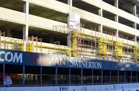 Construction parking garage Stock Photos