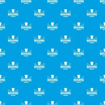 Construction pattern seamless blue Stock Illustration