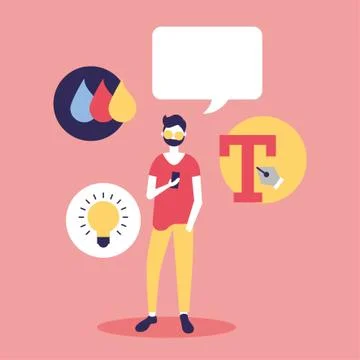 Construction people work Stock Illustration