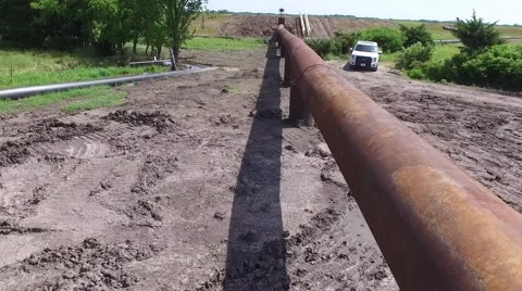 Construction Pipeline Stock Footage 66571542