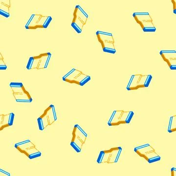 Construction pipeline isometric icon seamless pattern 스톡 일러스트