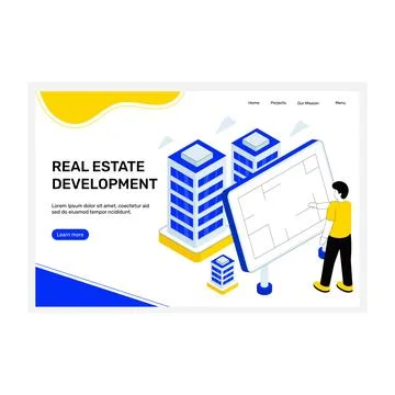 Construction Plan Stock Illustration