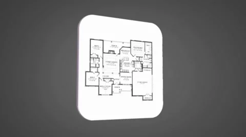 Construction Plan - Transition Blueprint - grey 01 Stock Footage 62178623