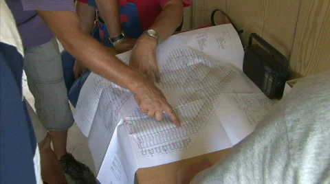 Construction plans Stock Footage 852655