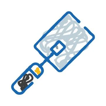 Construction plastering trowel tool icon concept Stock Illustration