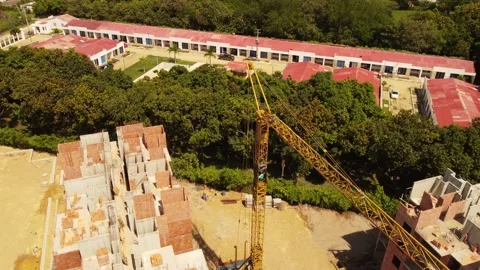 Construction in process of buildings Stock Footage 220089511