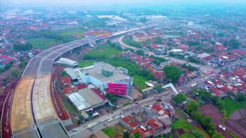 The Construction Process of the Cileunyi Interchange on the Cisumdawu Toll Road Stock Footage 169020371