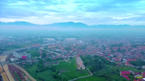 The Construction Process of the Cileunyi Interchange on the Cisumdawu Toll Road Stock Footage 169021923
