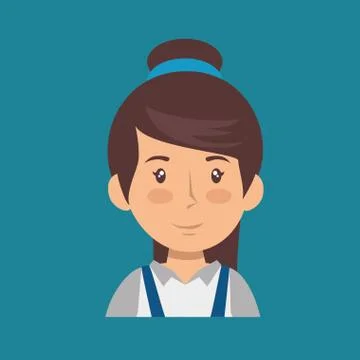 Construction professional avatar character Illustrazione stock