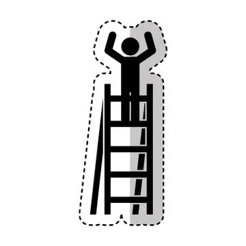 Construction professional avatar silhouette Illustrazione stock