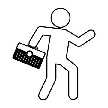 Construction professional avatar silhouette イラスト素材