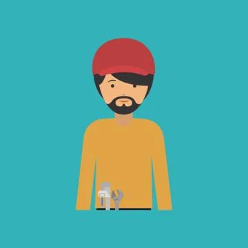 Construction professional design Stock Illustration