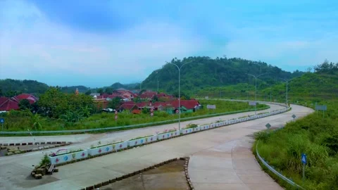 Construction Progress Cimalaka Toll Gate and Interchange, Cisumdawu Toll Road Stock Footage 169024368