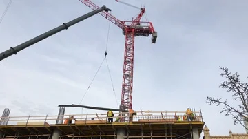 Construction in progress Stock Footage 85651976