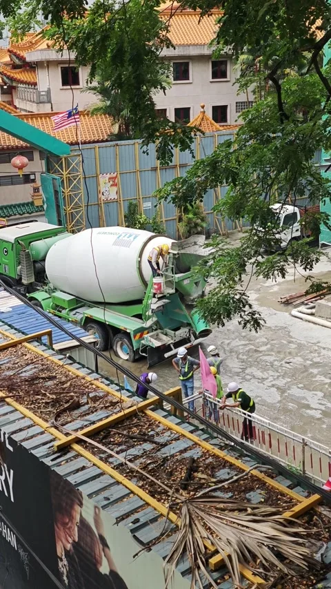 Construction in progress Stock Footage 324599857