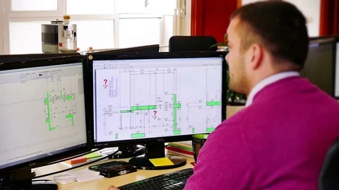 Construction Project for the Construction of Buildings Video stock 70769991