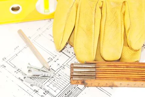 Construction project Stock Photos