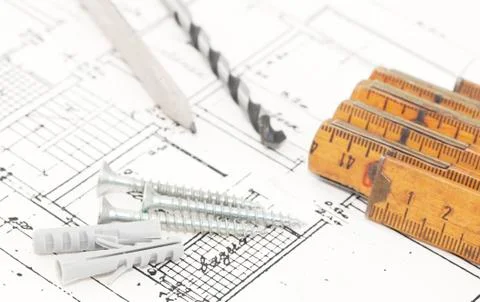 Construction project Stock Photos