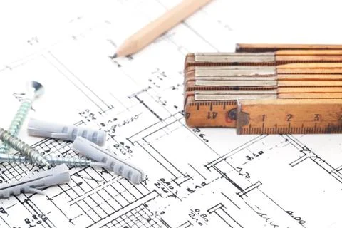 Construction project Stock Photos