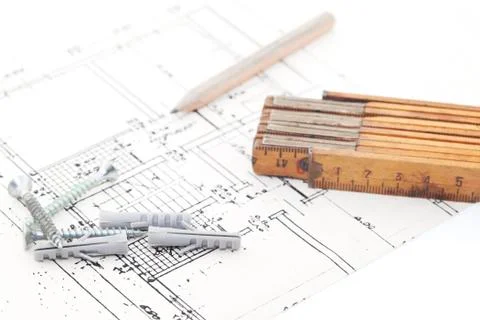 Construction project Stock Photos