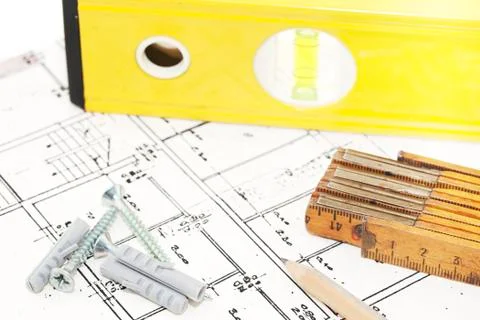 Construction project Stock Photos