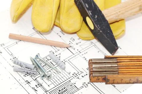 Construction project Stock Photos