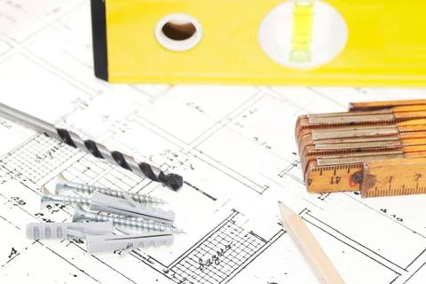 Construction project Foto stock