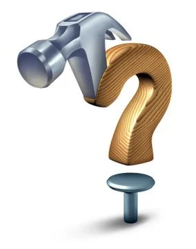Construction questions Stock Illustration