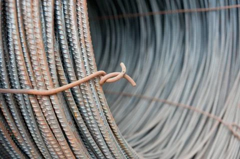 Construction rebar Stock Photos