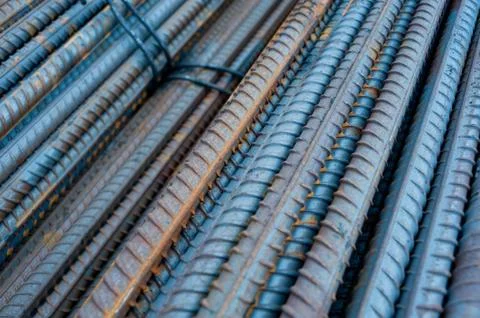 Construction rebar Stock Photos