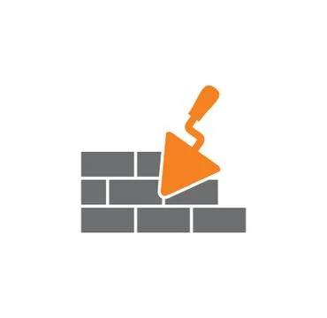 Construction related icon on background for graphic and web design. Creative Stock Illustration