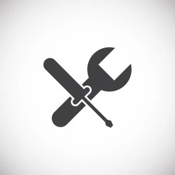 Construction related icon on background for graphic and web design. Creative Stock Illustration