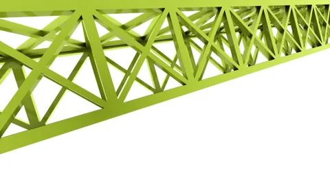 Construction rendered on white background Stock Illustration