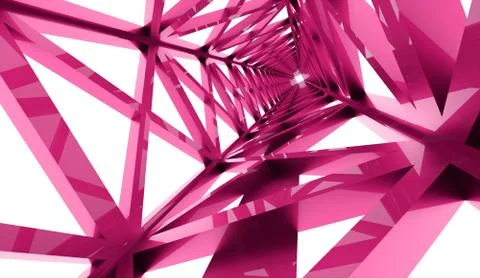 Construction rendered on white background Stock Illustration