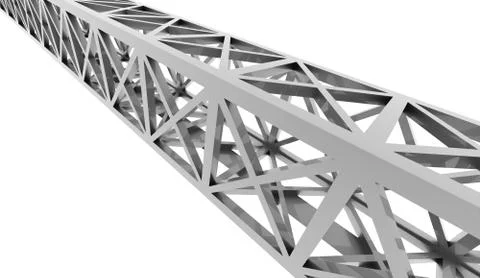 Construction rendered on white background Stock Illustration