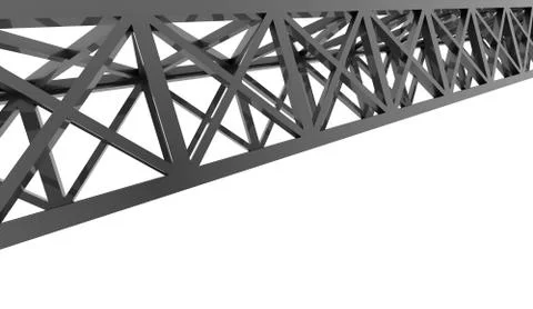 Construction rendered on white background Stock Illustration