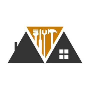 Construction renovation fast logo Icon Illustration Brand Identity Stock-Illustration