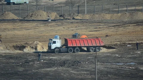 Construction of the Republican center of Olympic training in rhythmic gymnastics Stock Footage 64075509
