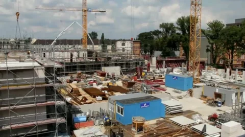 Construction of residential building Stock-Footage 40730673