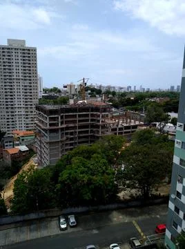 Construction of residential building Stock Photos