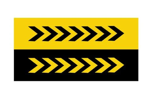 Construction road icon set, barrier, border Illustrazione stock